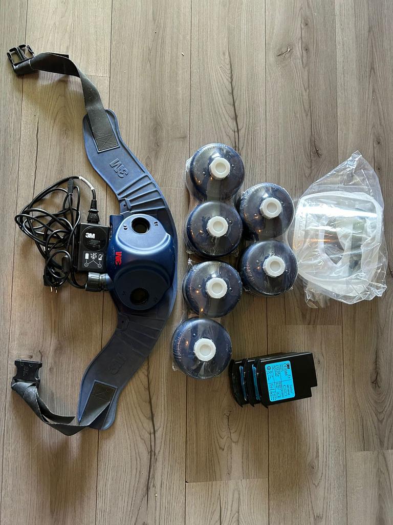 3M Jupiter volgelaatmasker set., Ophalen of Verzenden, Gebruikt, Volgelaatsmaskers