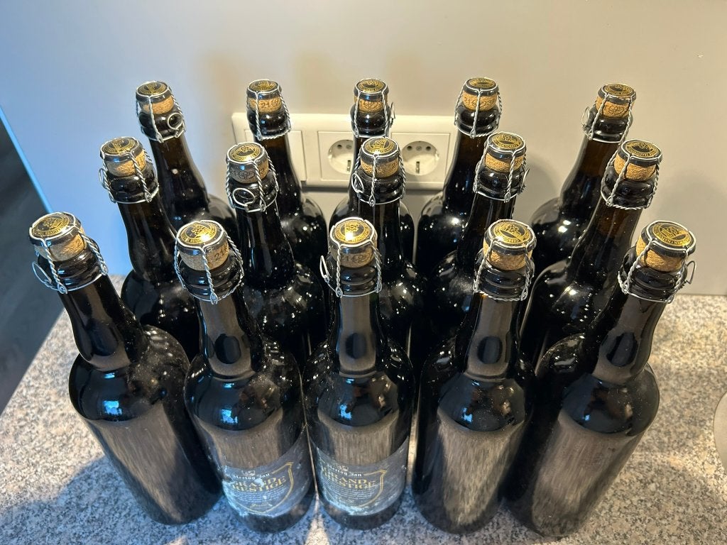 Hertog Jan Grand Prestige 2021 75cl flessen, Verzamelen, Ophalen, Zo goed als nieuw, Flesje(s), Hertog Jan