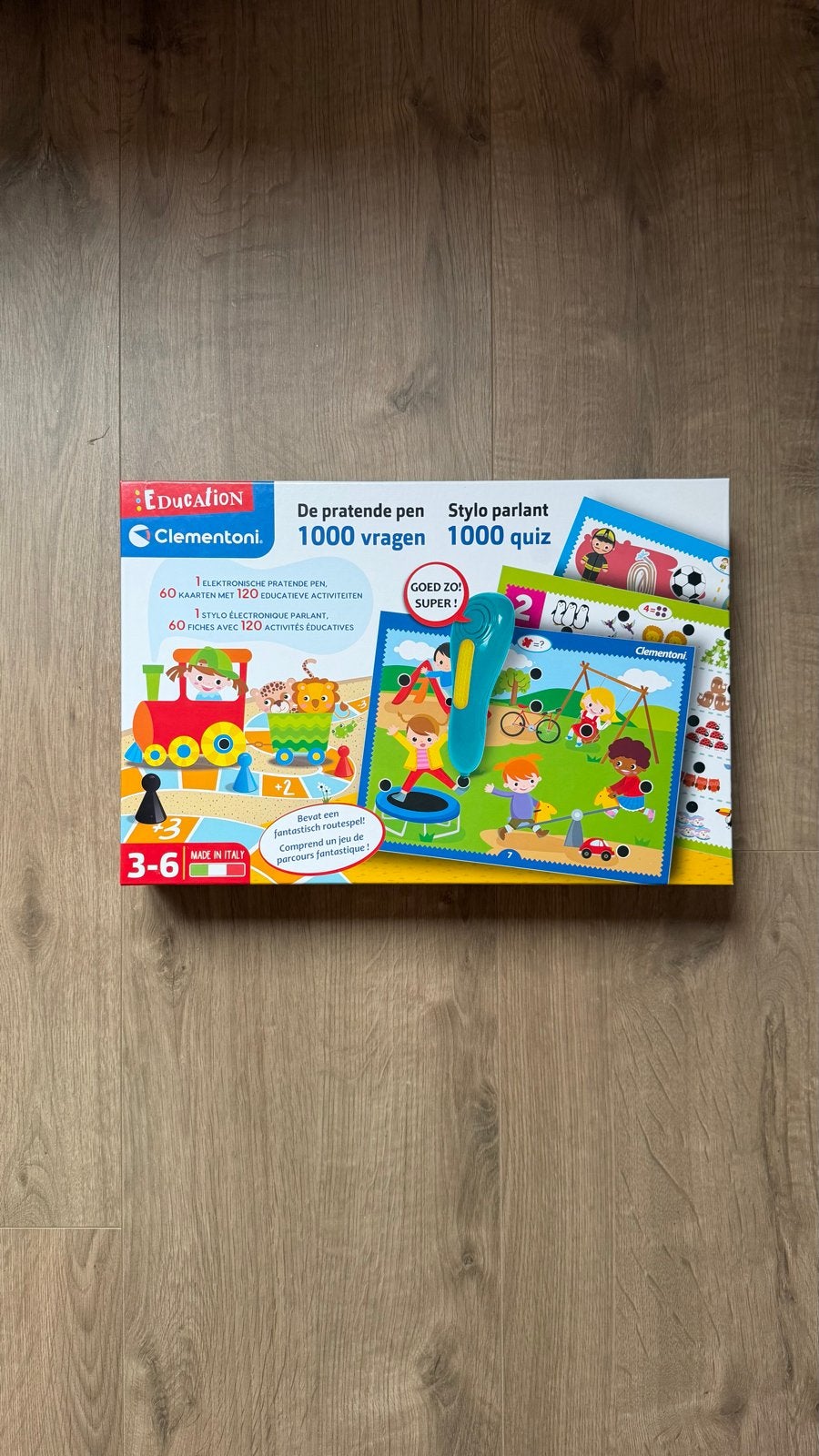 Clementoni De pratende pen 1000 vragen quiz 3-6 jaar, Ophalen of Verzenden, Nieuw, Ontdekken, Met geluid