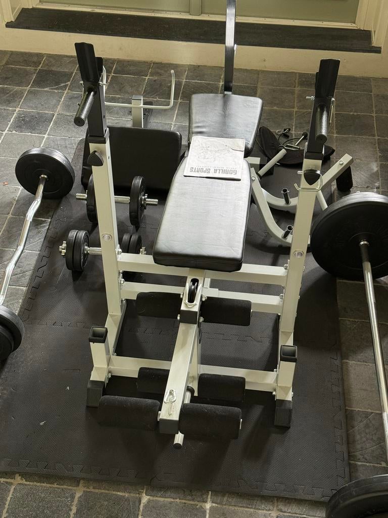 Gorilla Sports Press Bench (100115) - Fitnessbank, Sport en Fitness, Ophalen, Zo goed als nieuw