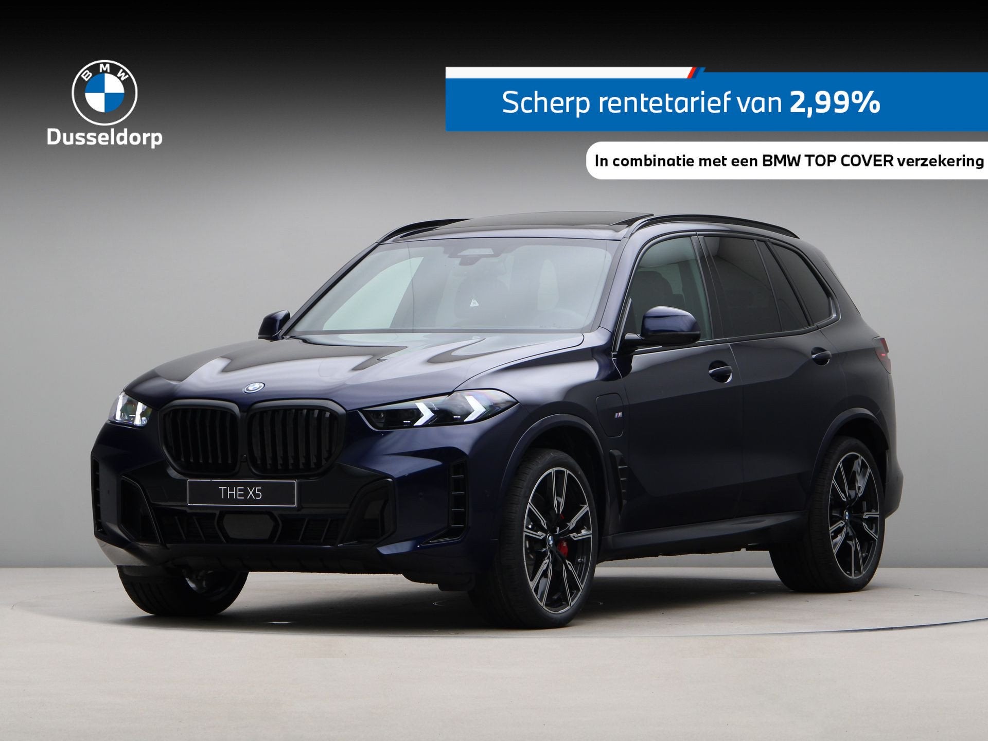 BMW X5 xDrive50e (bj 2026, automaat), Auto's, Automaat, X5, 2395 kg, Blauw