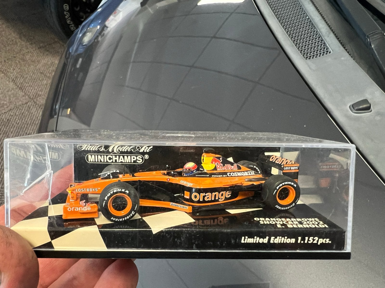Minichamps OrangeArrows Showcar 2002 E. Bernoldi Limited Edi, Ophalen of Verzenden, Gebruikt, Formule 1