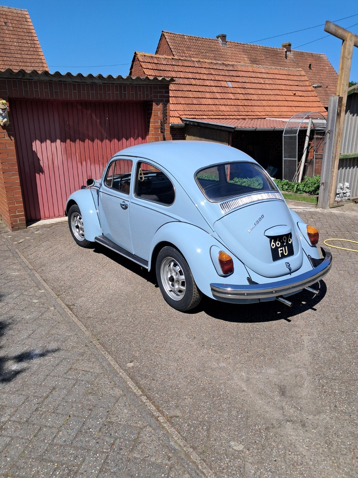 Volkswagen 1300 1.3 1968, Auto's, Achterwielaandrijving, Zwart, 4 cilinders, Handgeschakeld