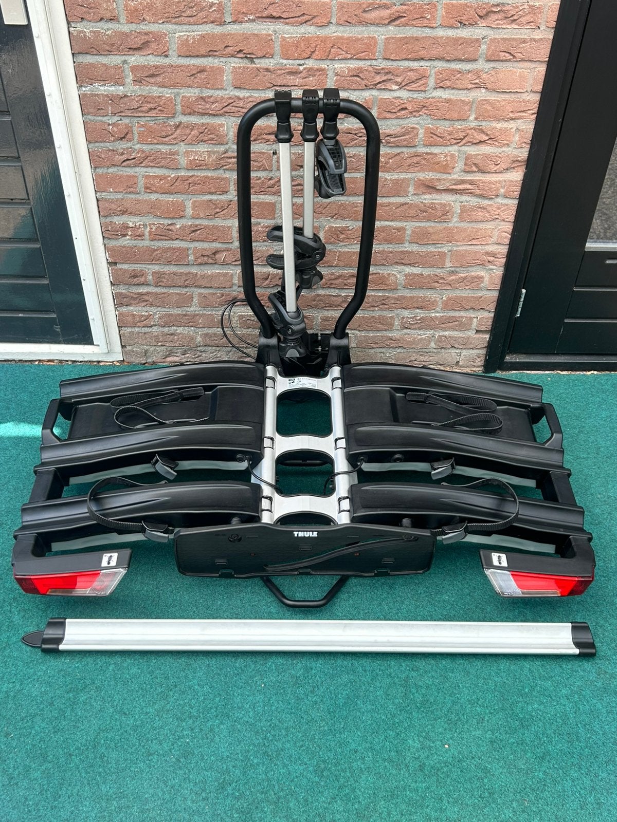 Thule Easyfold XT 934, Kantelbaar, Inklapbaar met oprijgoot., Auto diversen, Fietsendragers, Ophalen, 3 fietsen of meer, Gebruikt