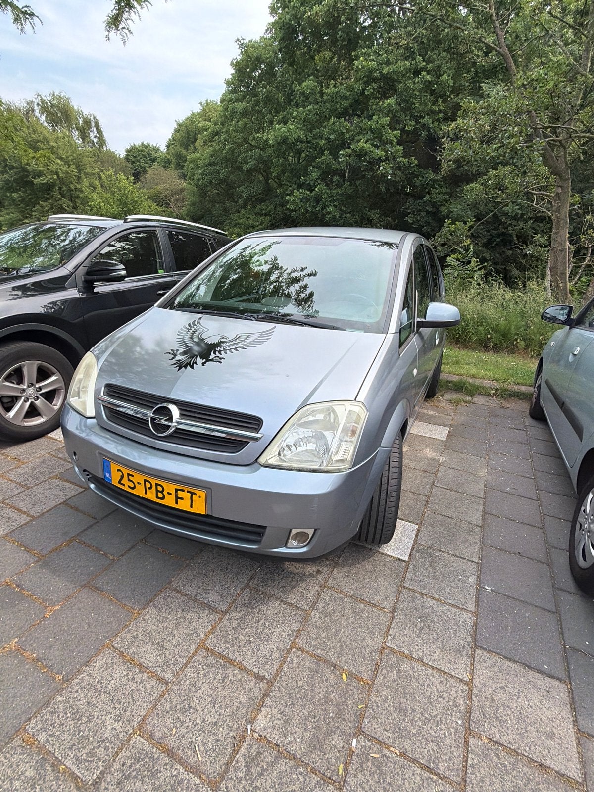 Opel Meriva AUTOMAAT 1.6 16V Easytronic 2004 Grijs, Auto's, 4 cilinders, 100 pk, 1200 kg, Particulier