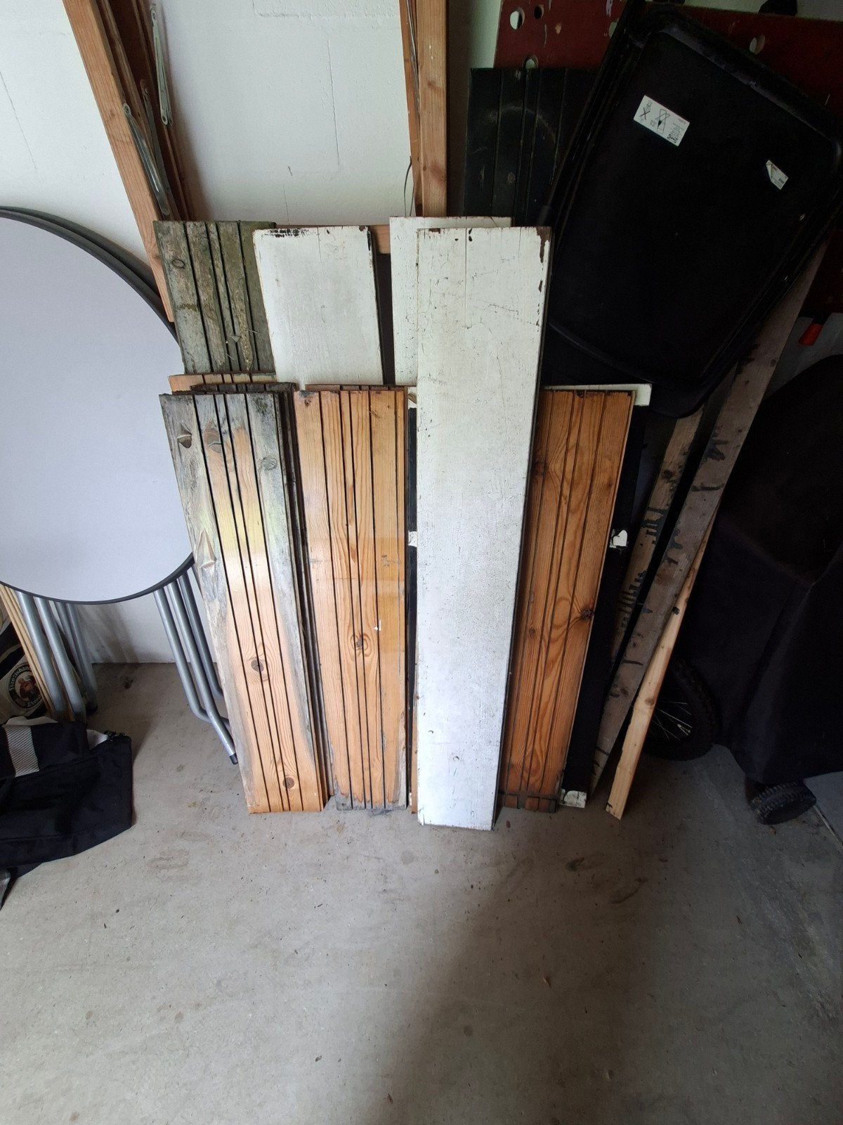 Geverfde houten vloer, Ophalen, Gebruikt, Minder dan 25 mm, Plank