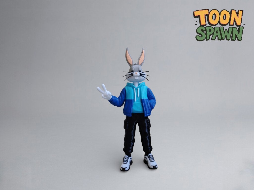 Urban Bugs Bunny – 30 cm – Street Style Figuur, Ophalen of Verzenden, Nieuw, Overige typen