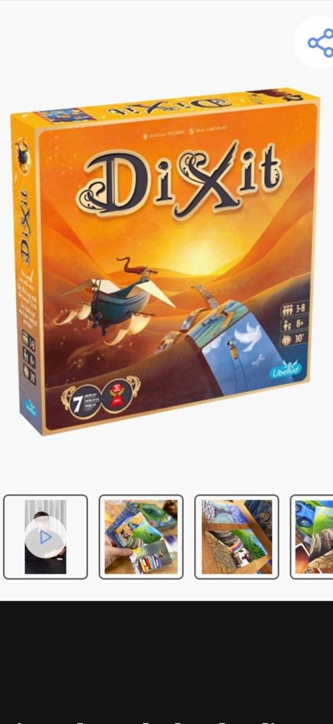 Spel dixit met 2 uitbreidingen (Journey en Origins), Ophalen
