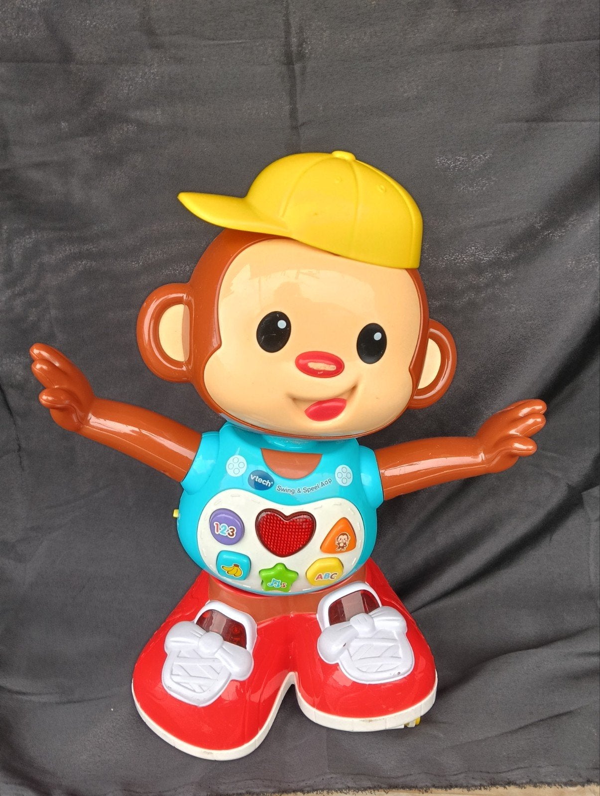 VTech Swing & Speel Aap - Interactief Speelgoed, Lieselotjetweedehandsspeelgoed@gmail.com, -, Ophalen of Verzenden, Zo goed als nieuw