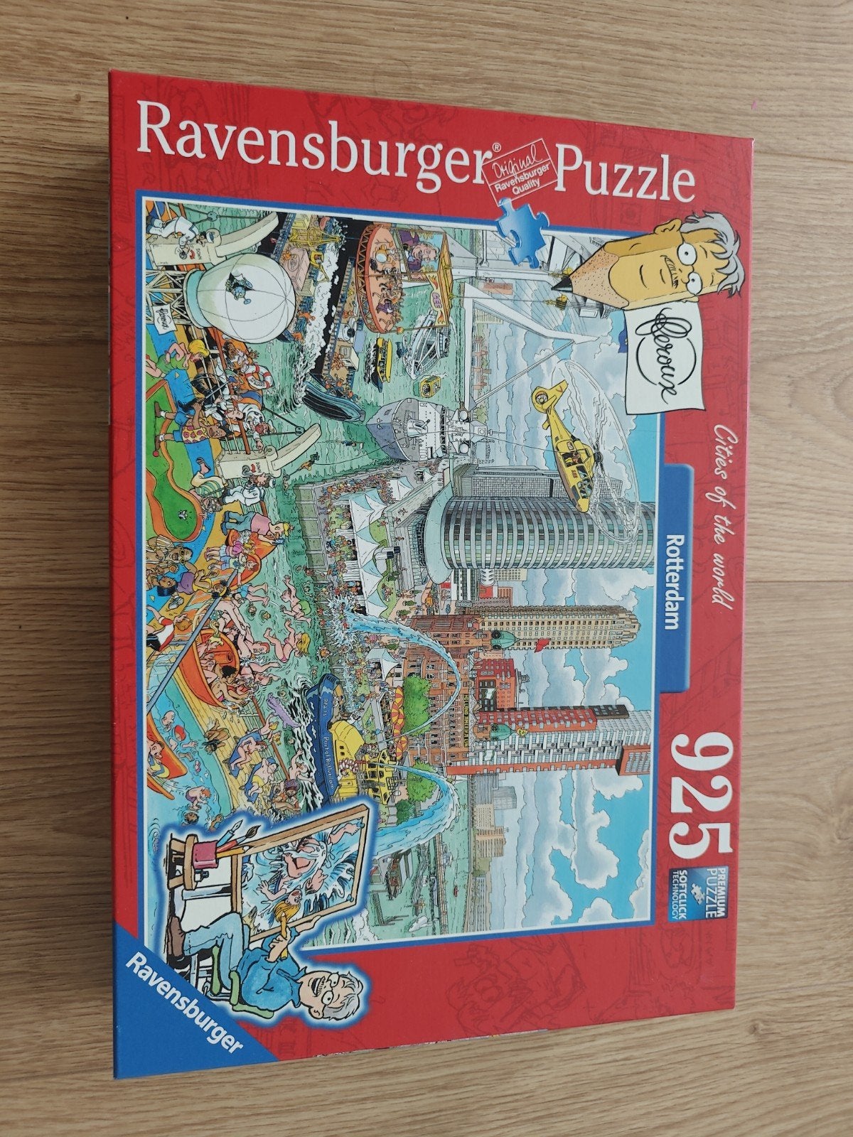 Ravensburger Puzzle 925 stks - Cities of the World Rotterd, Ophalen of Verzenden, Zo goed als nieuw