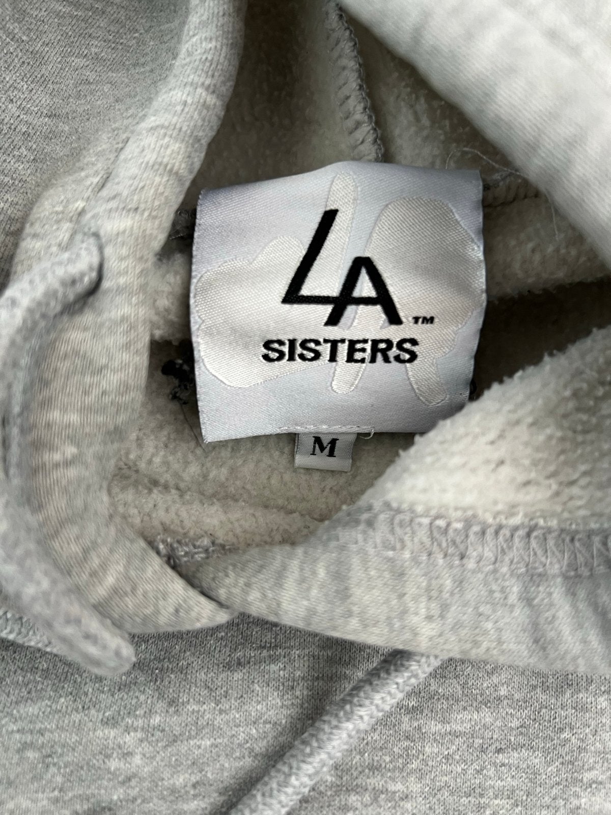 LA Sisters Pak - Hoodie Maat M, Broek Maat L, Kleding | Dames, Verzenden, Gedragen, Maat 38/40 (M), Grijs