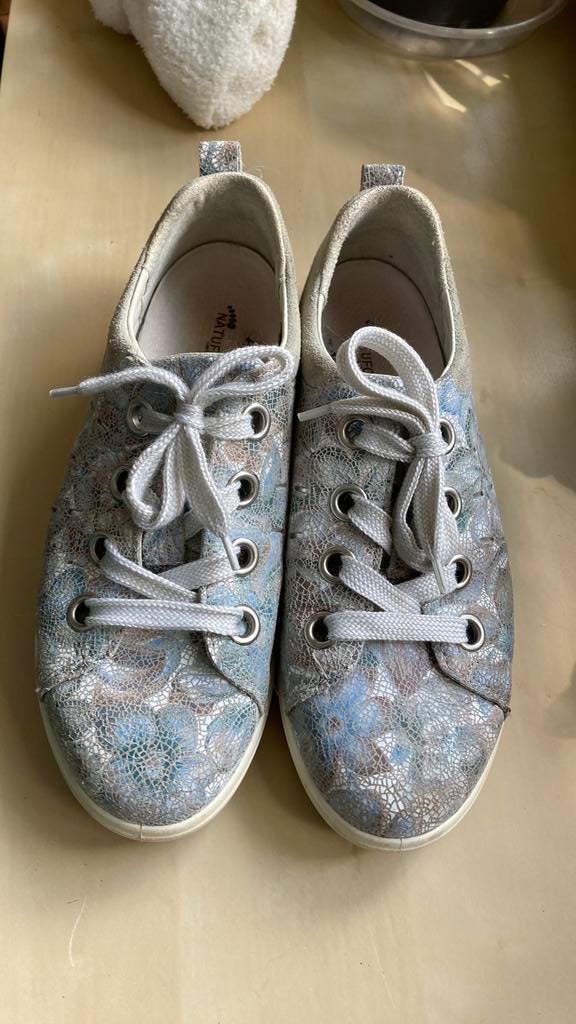 Natuform comfort sneaker mt 39, Kleding | Dames, Schoenen, Ophalen of Verzenden, Zo goed als nieuw, Blauw, Sneakers of Gympen