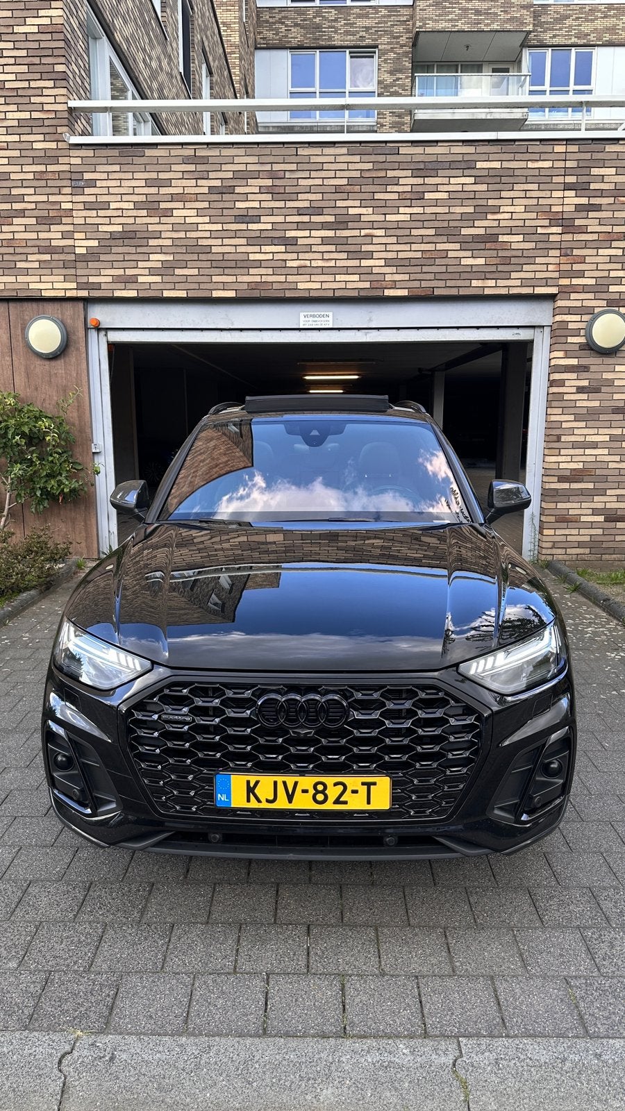 Audi Q5 55 367pk CARBON | PANO | 360 | LUCHTVERING | HUD B&O, Auto's, Automaat, Dealer onderhouden, 4 cilinders, Zwart