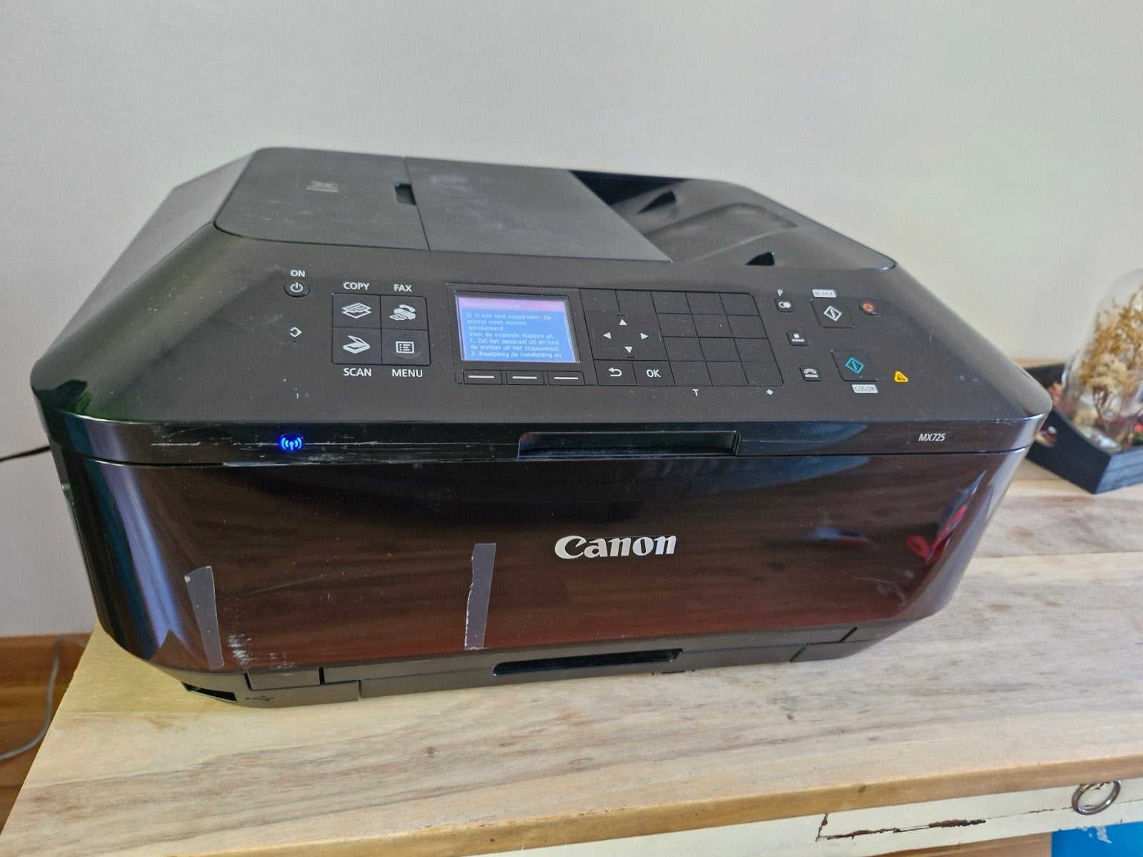 Canon MX725 printer met B200 foutmelding + 30 cartridges, Ophalen, Canon, Inkjetprinter, All-in-one