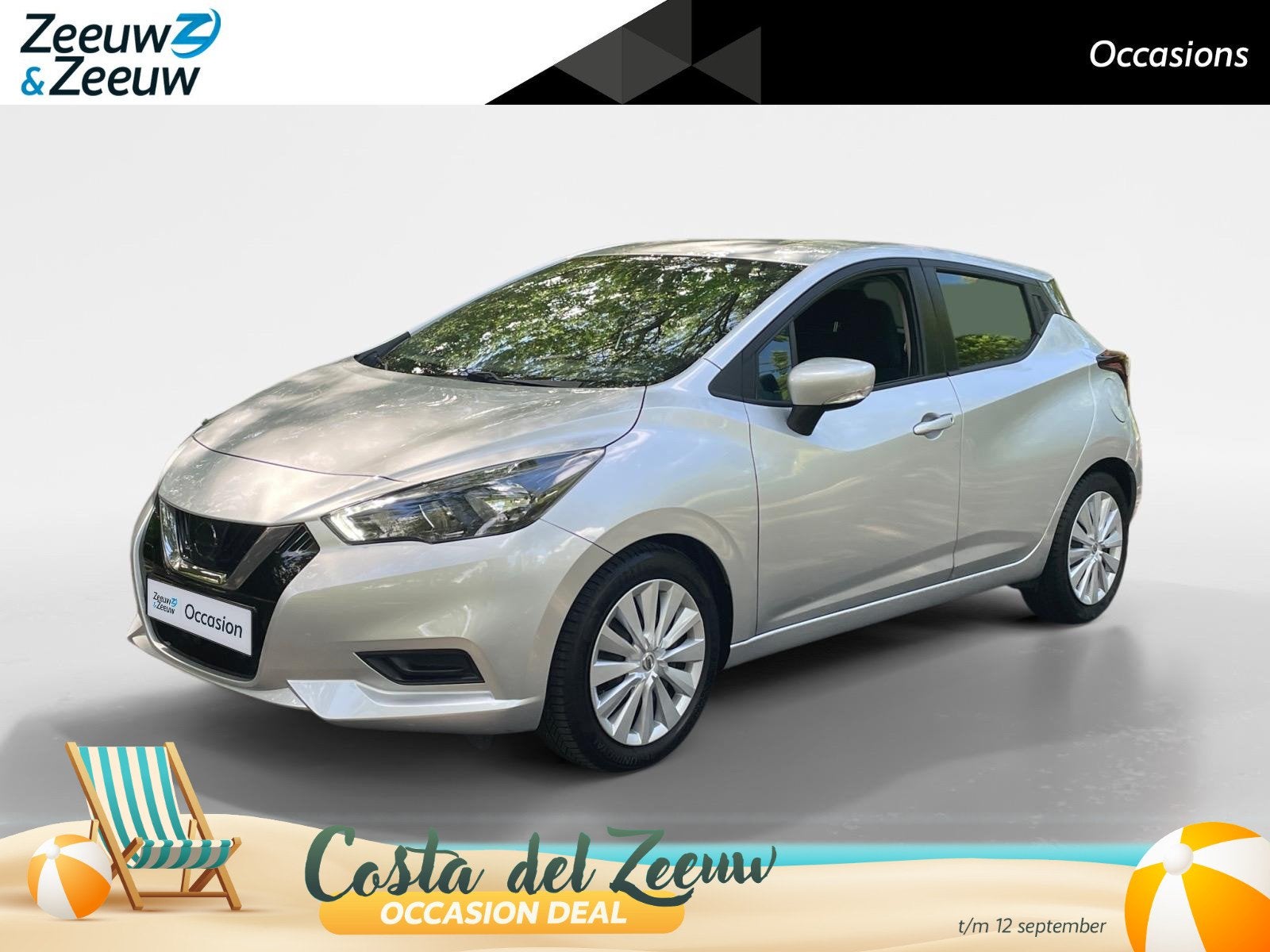Nissan Micra Acenta | TELEFOON | NAVI | AIRCO | ELECKTRISCHE, Auto's, Nissan, Voorwielaandrijving, 12 maanden, Stof, Gebruikt