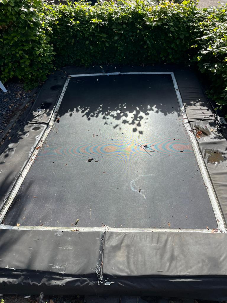 Grote gebruikte trampoline, Kinderen en Baby's, Speelgoed | Buiten | Trampolines, Ophalen of Verzenden, Gebruikt