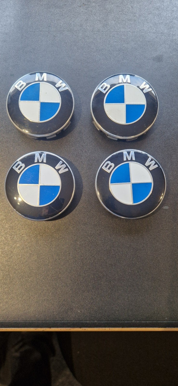 BMW Wielnaafdoppen - Set van 4, Auto diversen, Wieldoppen, Gebruikt, Ophalen