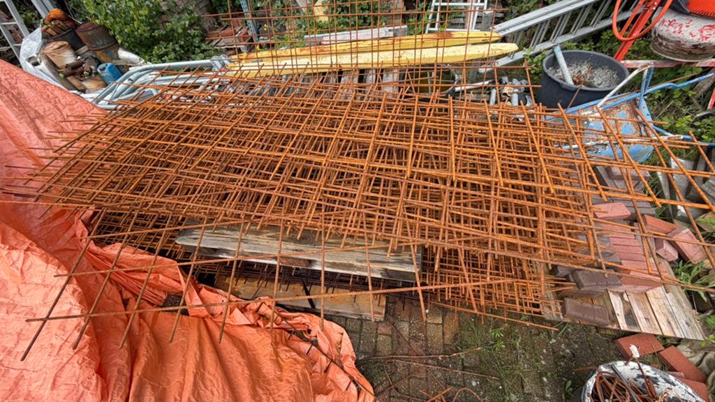 Bewapeningsmatten / betonwapening 260x70 cm – partij, Doe-het-zelf en Verbouw, Metalen, Ophalen, Gebruikt, IJzer