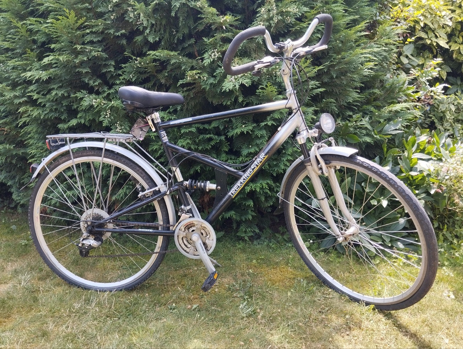 Trekkingstar 28 inch fiets met vering, 28 inch, Gebruikt, 10 tot 15 versnellingen, Ophalen