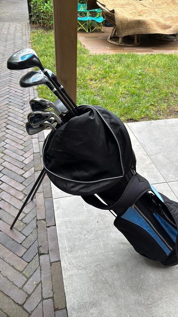 8 delige golfset inclusief tas, Ophalen of Verzenden, Zo goed als nieuw, Set