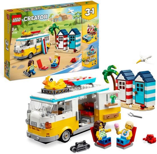 Creator volkswagenbusje, Compleet, Lego, Ophalen of Verzenden, Zo goed als nieuw