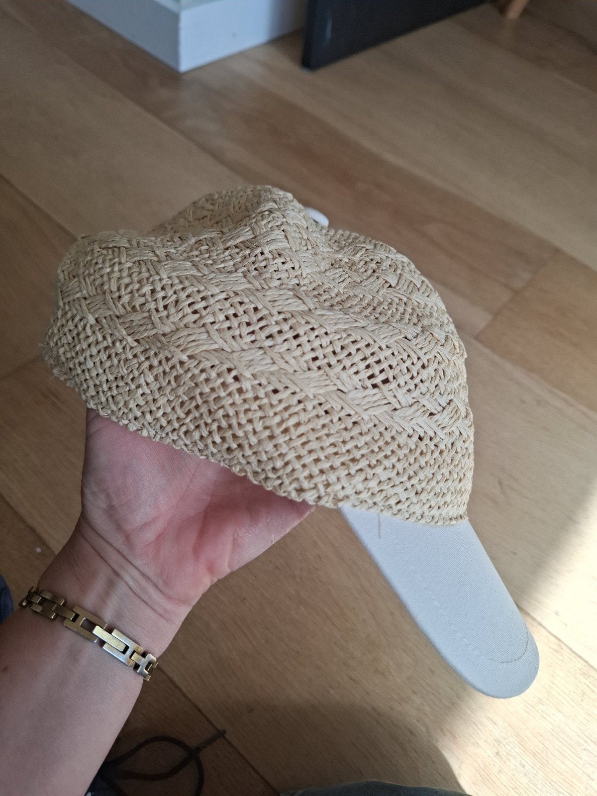 Raffia Pet - Zo Goed als Nieuw beige, Kleding | Dames, Ophalen of Verzenden, Zo goed als nieuw, One size fits all, Pet