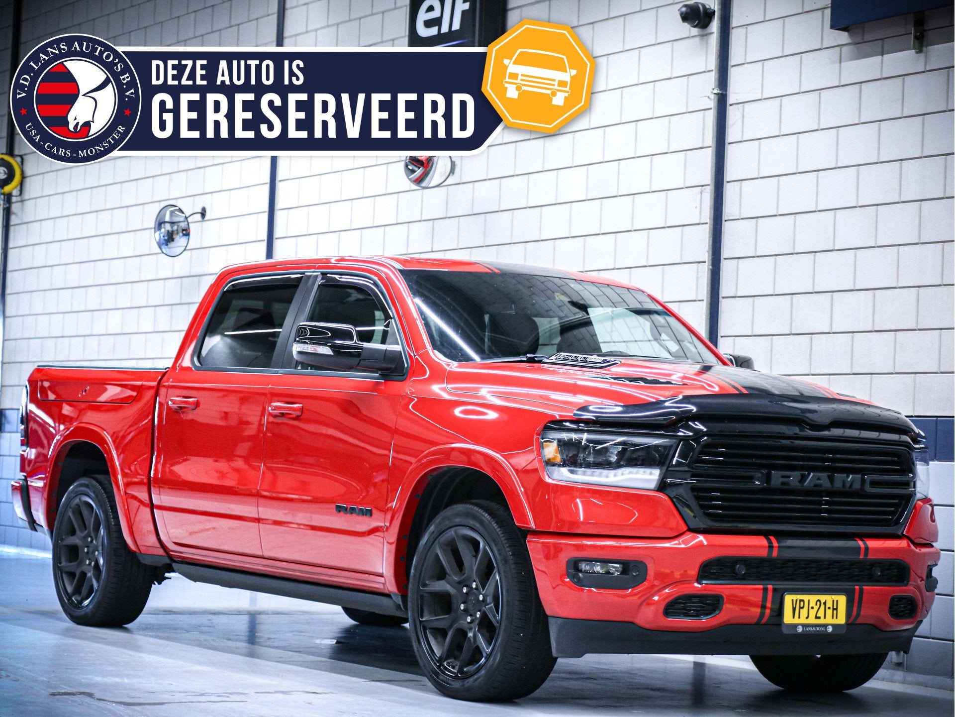 Dodge Ram 1500 Laramie Night Rambox + MWK | 5.7L HEMI V8 400, Dealer onderhouden, Gebruikt, 5654 cc, 402 pk