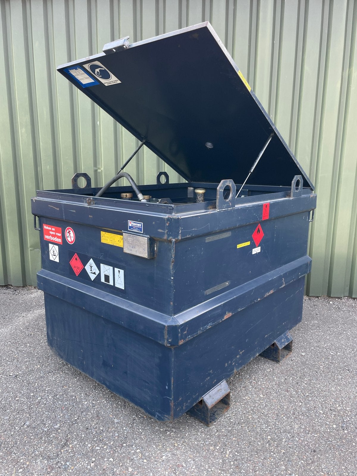 Hamer Mobiele Dieseltank 950L met Pomp en Teller, Ophalen