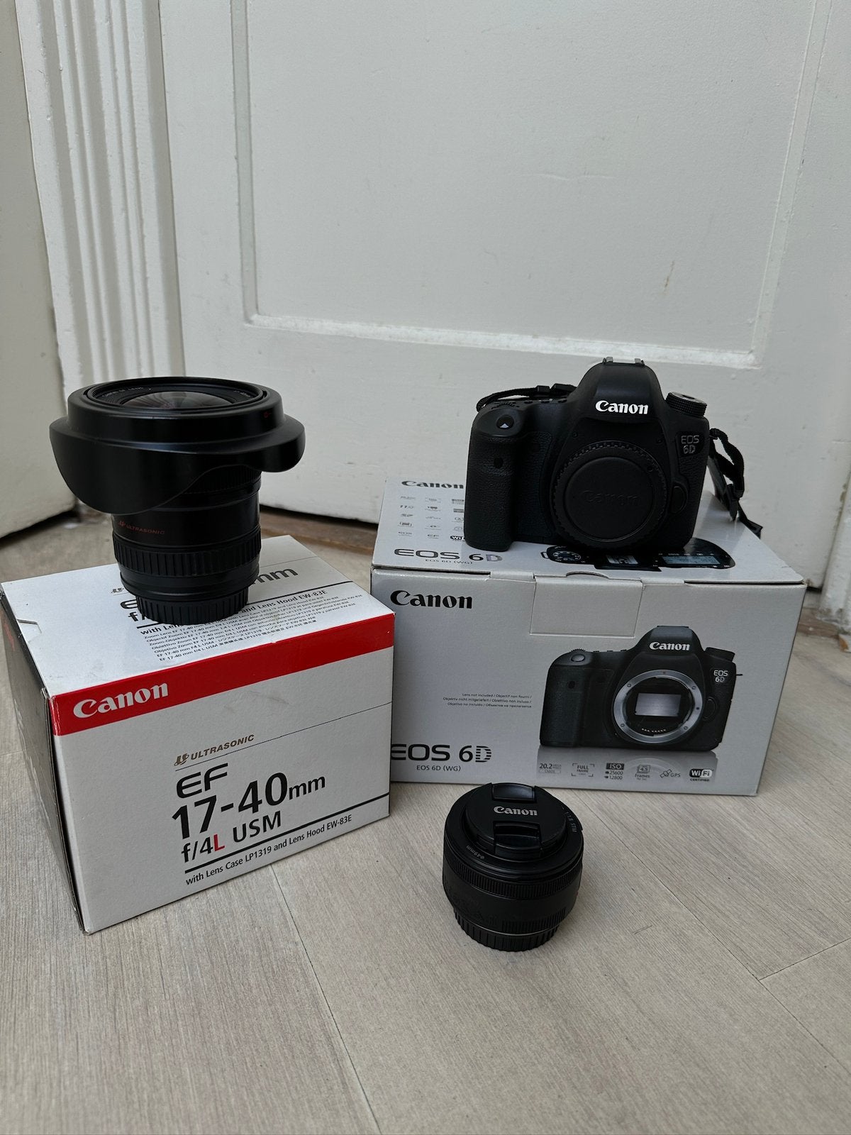 Canon 6D and lenses, Ophalen, Zo goed als nieuw, Standaardlens