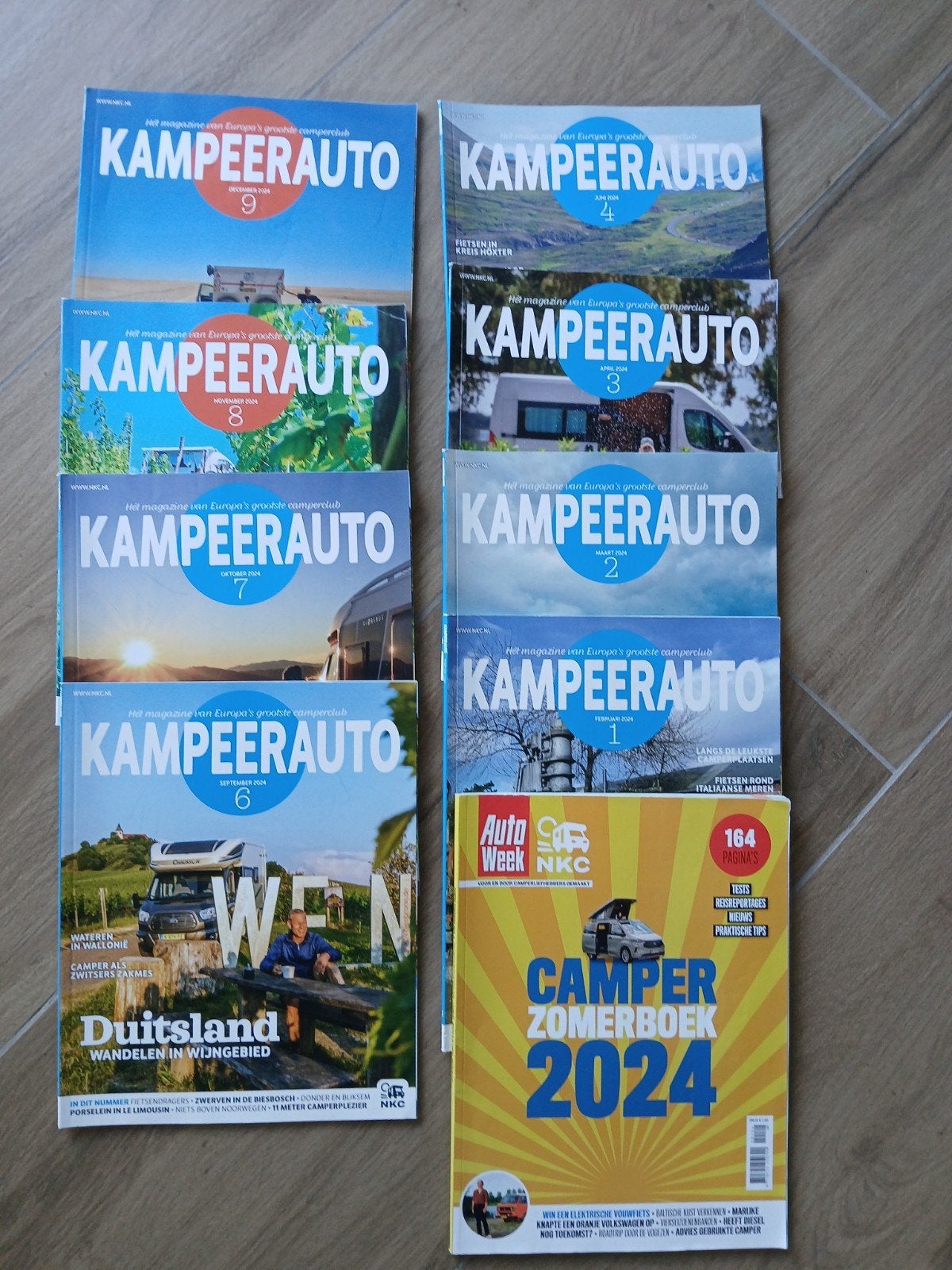 tijdschriften Kampeerauto NKC  jaargang 2024, Boeken, Ophalen of Verzenden, Zo goed als nieuw, Overige typen