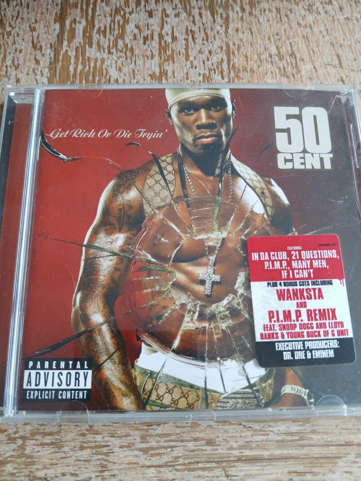 CD 50 Cent - Get Rich Or Die Tryin', Ophalen of Verzenden, 2000 tot heden, Zo goed als nieuw