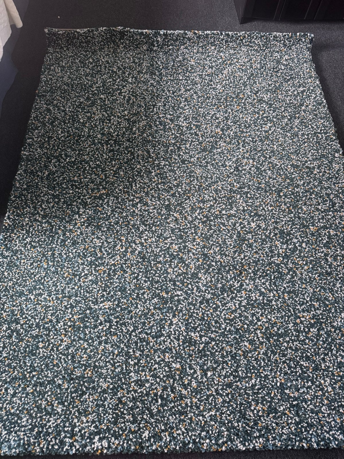 IKEA Vindum Vloerkleed - Groen/Wit/Geel - 170x230 cm, 150 tot 200 cm, 200 cm of meer, Ophalen of Verzenden, Zo goed als nieuw