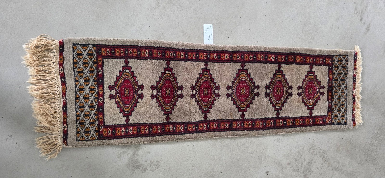 Vintage Oosterse Loper 110x30 - Handgeweven Tapijt, Oosters, Vintage, Minder dan 50 cm, Gebruikt, 100 tot 150 cm