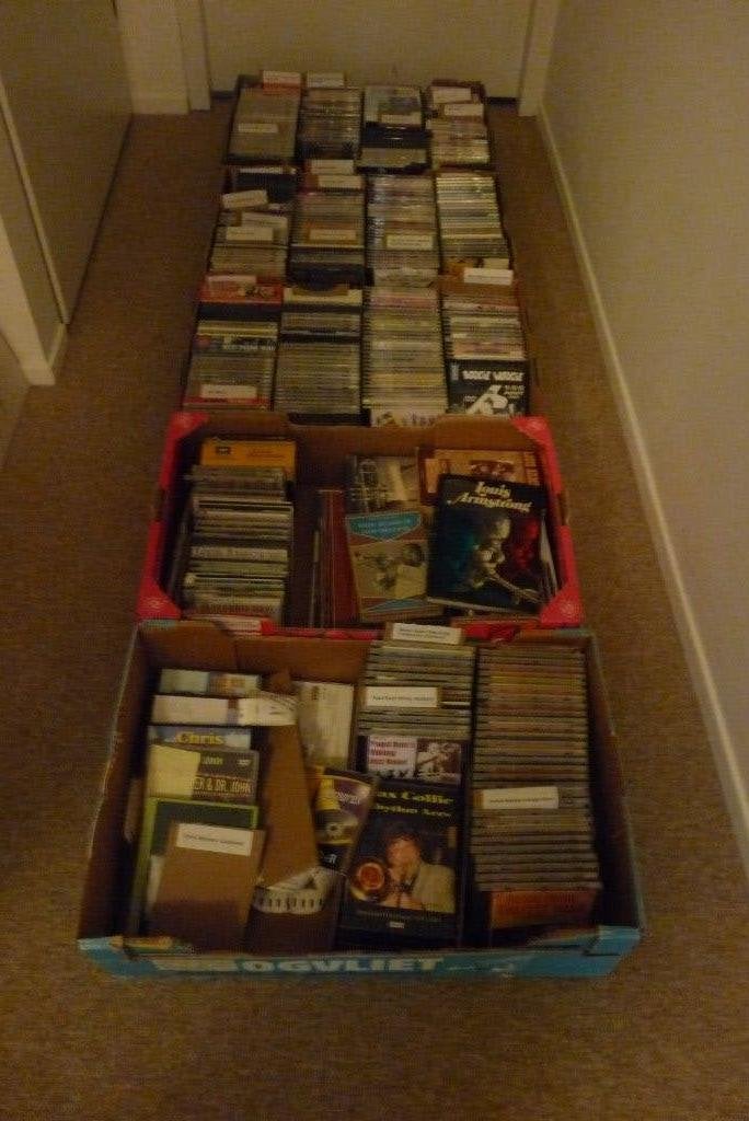 Te koop 400 jazzcd's, Ophalen, Zo goed als nieuw, Jazz, Overige typen