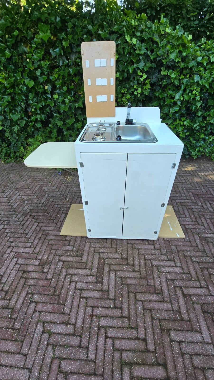 Compleet keukenblok voor camper – direct klaar voor gebruik, Caravans en Kamperen, Ophalen, Gebruikt