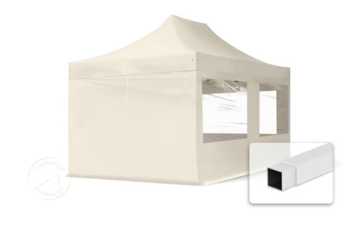 Easy Up Tent 4,5 x 3 M - Nieuw in Doos, Tuin en Terras, Partytenten, Ophalen, Opvouwbaar, Partytent, Minder dan 4 meter