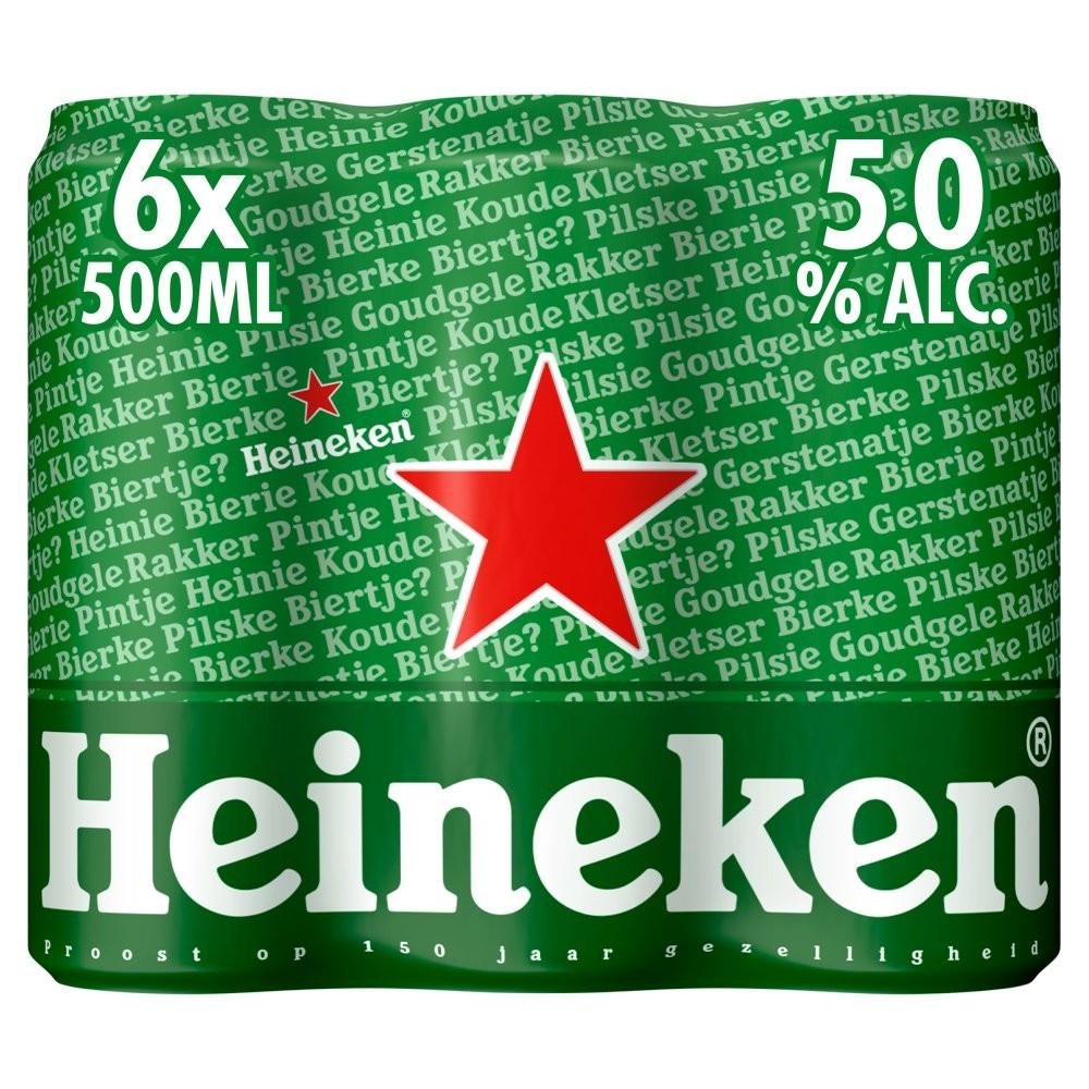 Feestpakket: 12 Sixpacks Heineken + 24 Pack Slammers Energy!, Ophalen of Verzenden