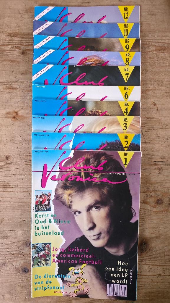 Club Veronica Magazine 1989, Ophalen of Verzenden, 1980 tot heden, Nederland, Tijdschrift