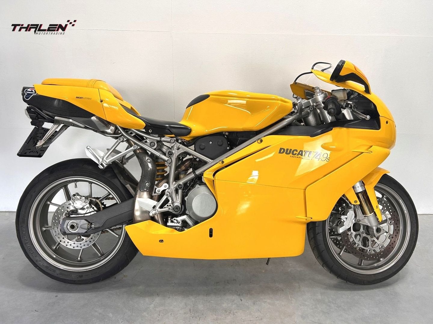 DUCATI 749 S Biposto Termignoni  (bj 2003)  km20300, DUCATI, 2 cilinders, Motorrijbewijs A, Bedrijf