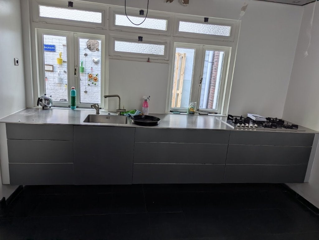 Luxe Bulthaup B3 vrijhangende keuken, Gebruikt, Overige kleuren, Dubbelwandige keuken, Ophalen of Verzenden