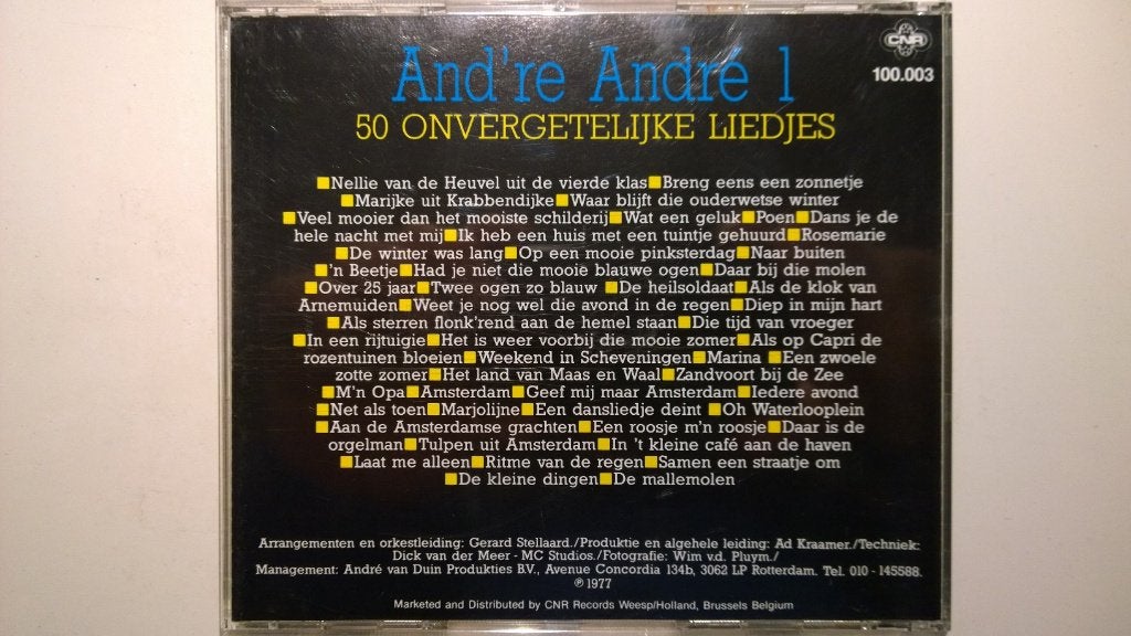 André van Duin - And're André (50 Onvergetelijke Liedjes), Ophalen of Verzenden, Zo goed als nieuw, Pop, Album
