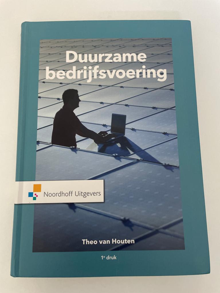 Duurzame Bedrijfsvoering - Theo van Houten (1e druk), Boeken, Ophalen of Verzenden, Gamma, Zo goed als nieuw, HBO