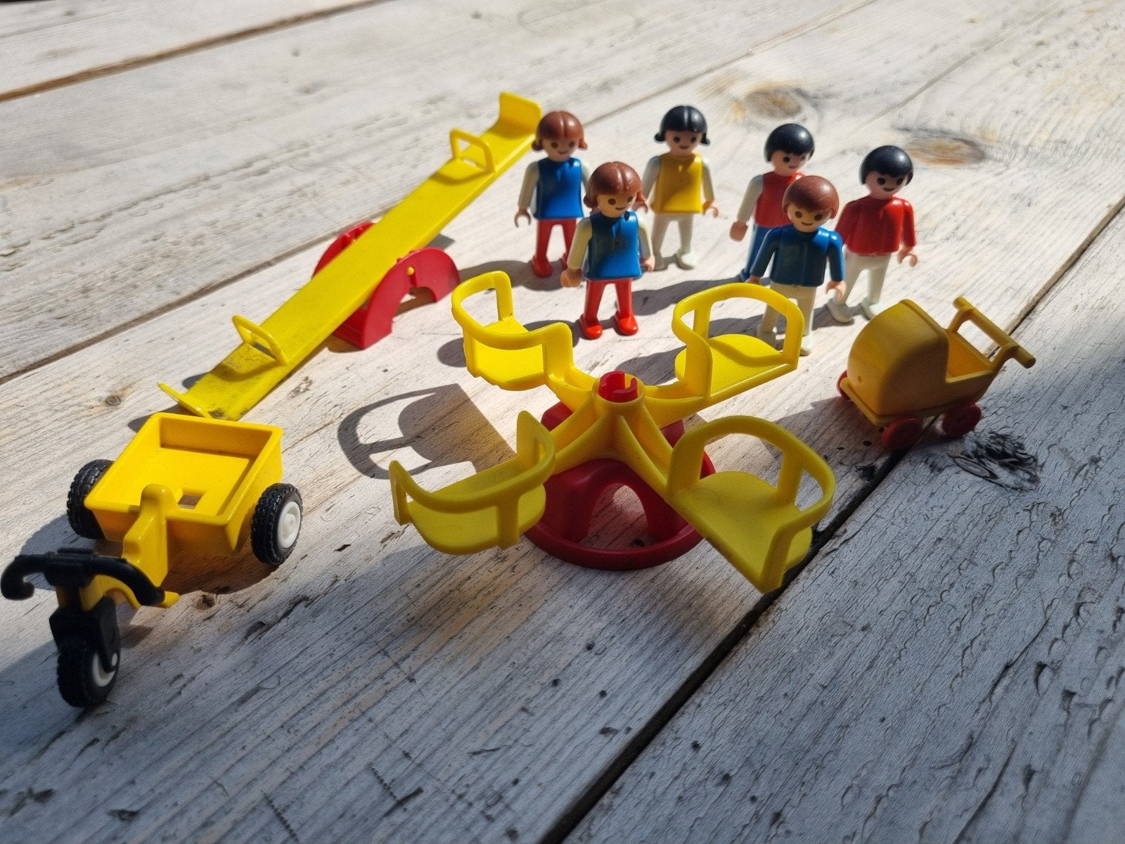 Playmobil Speeltuin Set met Figuren en Accessoires, Ophalen of Verzenden, Gebruikt