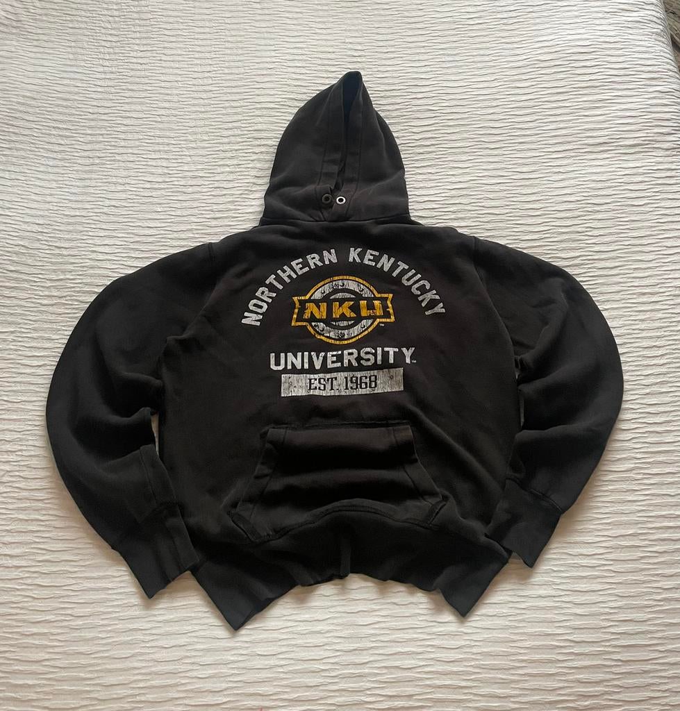 Black League Hoodie, size M | comfy fit | vintage university, Verzenden, Zo goed als nieuw, Maat 48/50 (M), Zwart