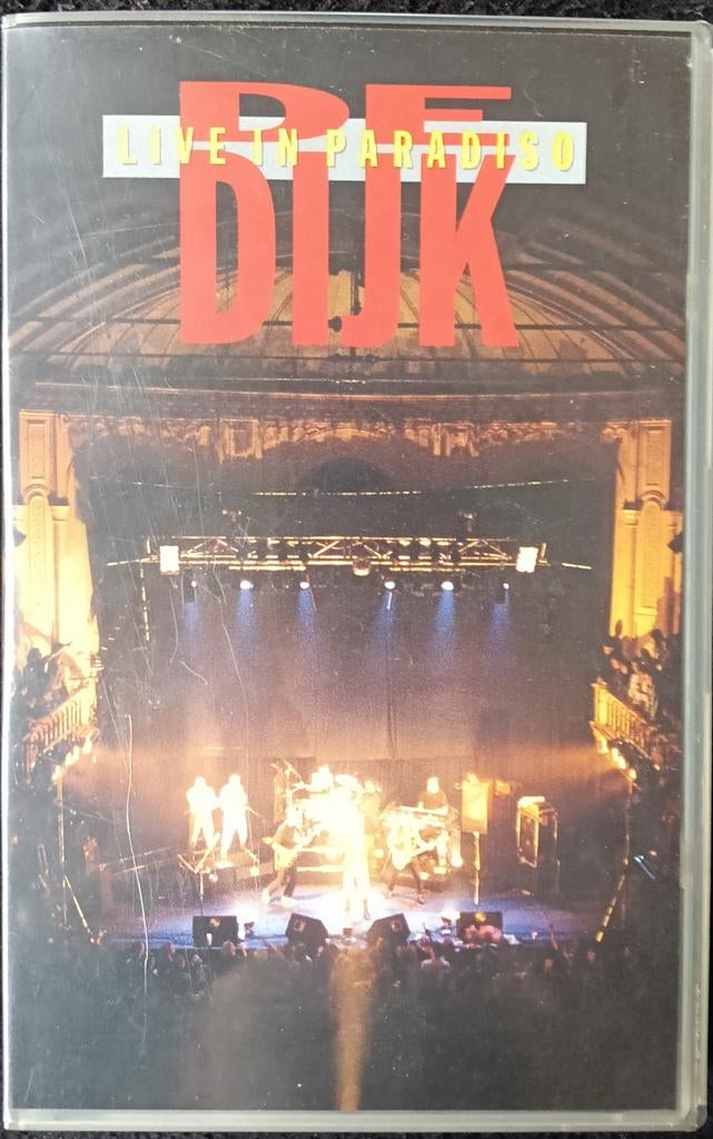De Dijk Live In Paradiso VHS, Cd's en Dvd's, Alle leeftijden, Ophalen of Verzenden, Zo goed als nieuw