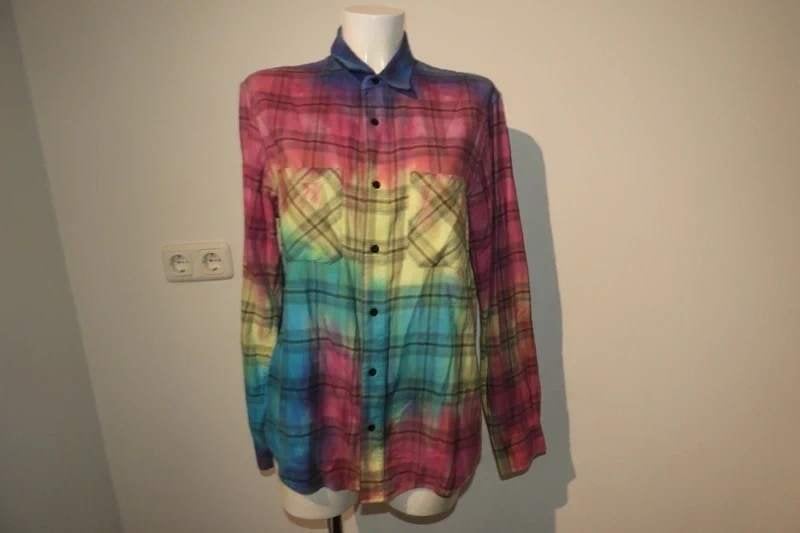 Amiri toffe geruite blouse multicolor heren blouse xs/s