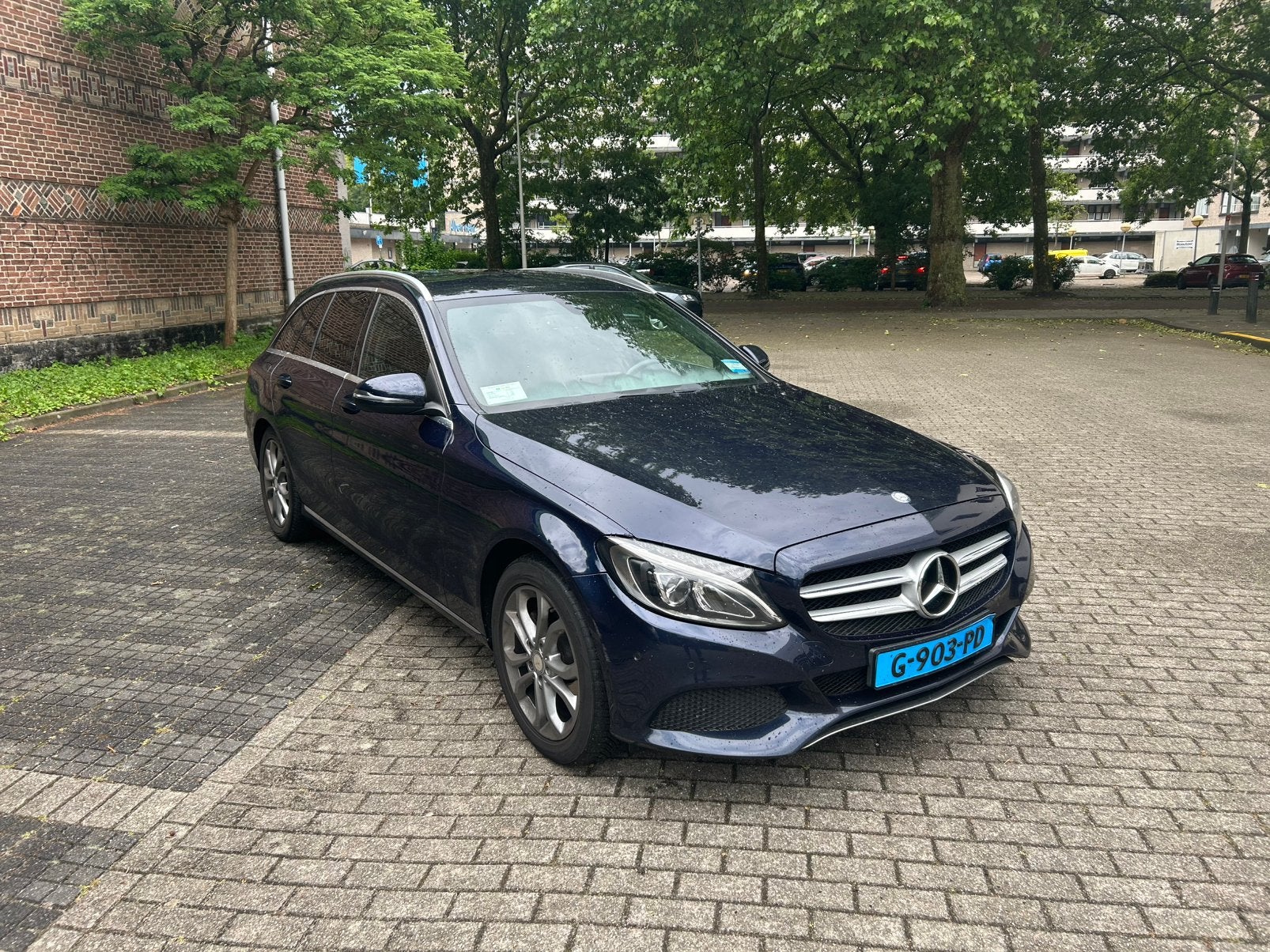 Mercedes-Benz C-Klasse C180 CDI 1.6 85KW Estate 2015 EXPORT, Automaat, Achterwielaandrijving, 4 cilinders, Blauw