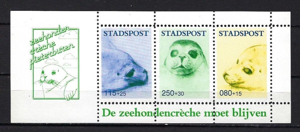 STADSPOST Pieterburen Zeehonden Crèche, Ophalen of Verzenden, Na 1940, Postfris