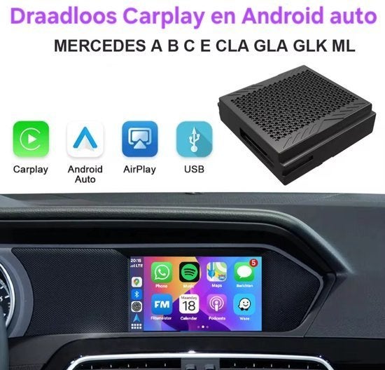 Mercedes Carplay Android NTG plug & play, Nieuw, Ophalen of Verzenden