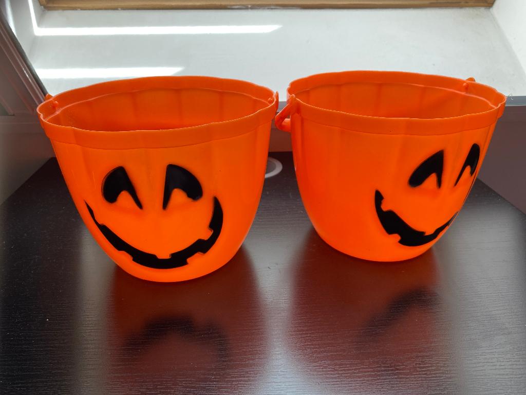 Emmers pompoen halloween, Ophalen of Verzenden, Zo goed als nieuw, Feestartikel, Halloween of Griezel